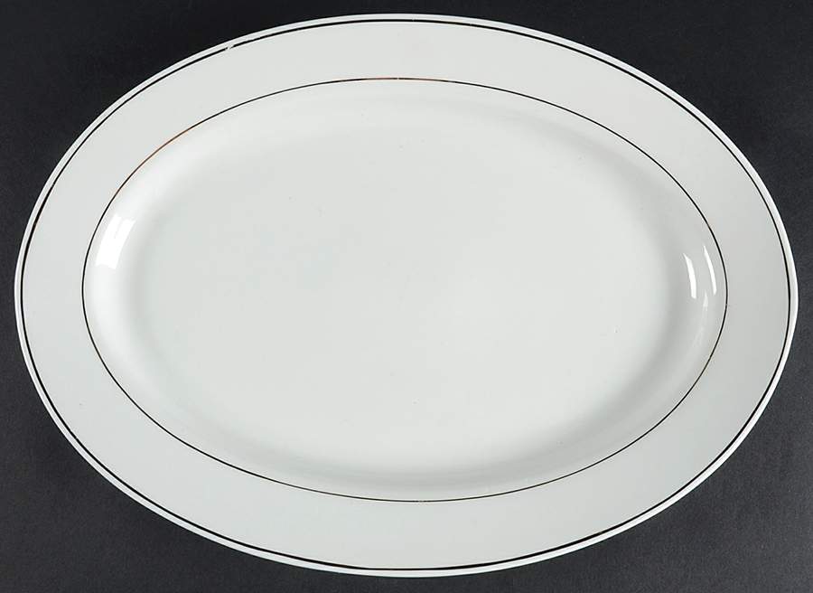 Simplicity 14" Oval Serving Platter by Fine China of China-1