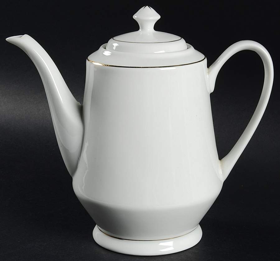 Simplicity Coffee Pot & Lid by Fine China of China-1