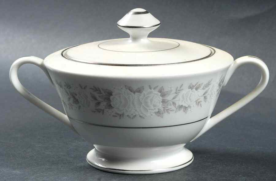 Adele Sugar Bowl & Lid by Fine China of Japan-1