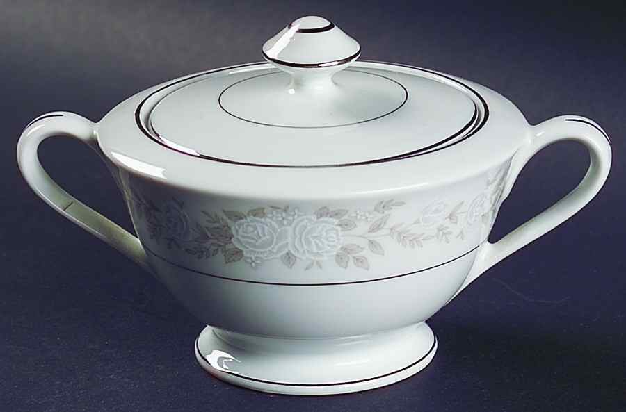Adele Sugar Bowl & Lid by Fine China of Japan-1