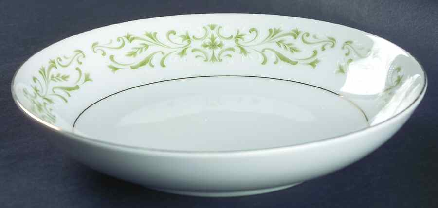 Allegro Green Coupe Soup Bowl by Gambles Import-1