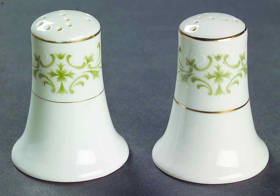 Allegro Green Salt & Pepper Set by Gambles Import-1