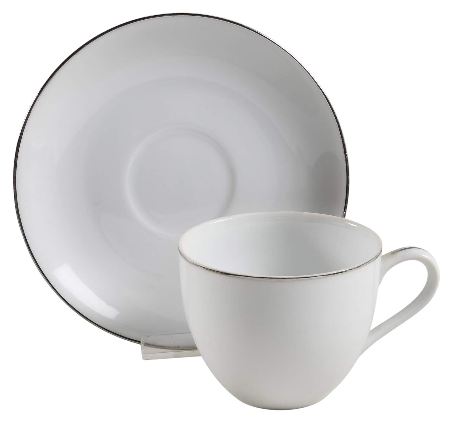 Ambassador Flat Cup & Saucer Set by Fine China of Japan-1