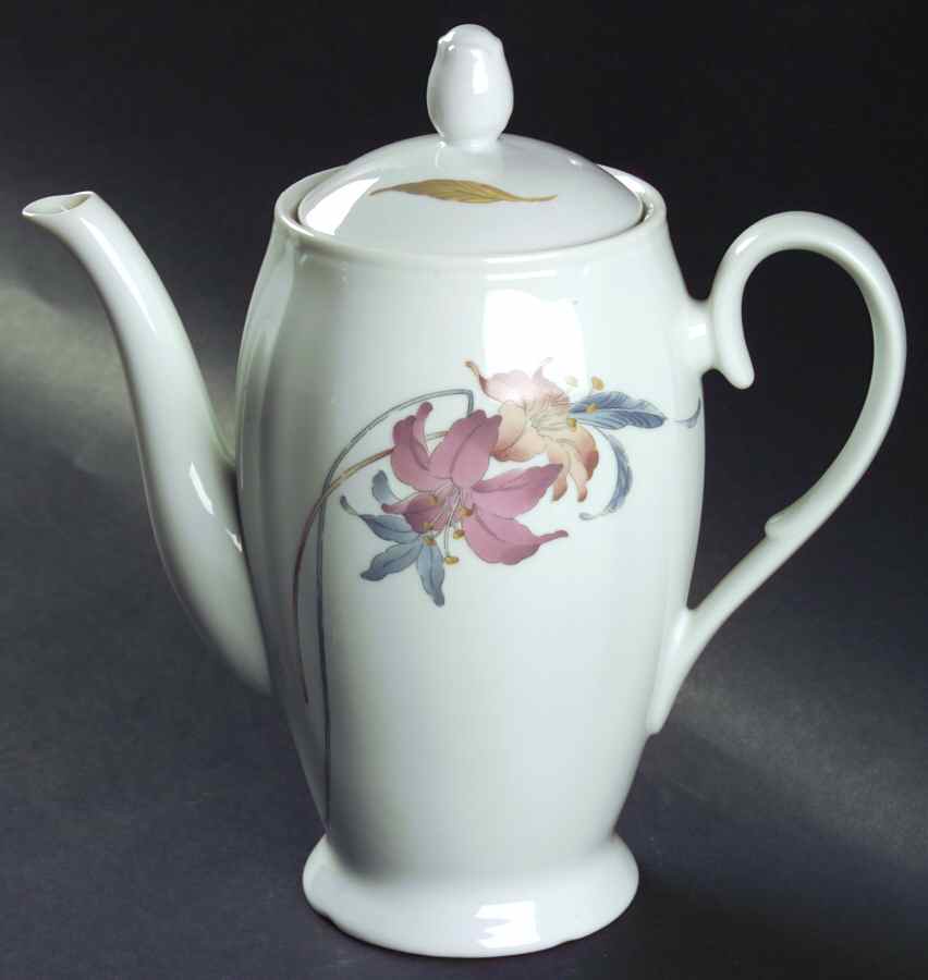 Anatole Coffee Pot & Lid by Fine China of Japan-1