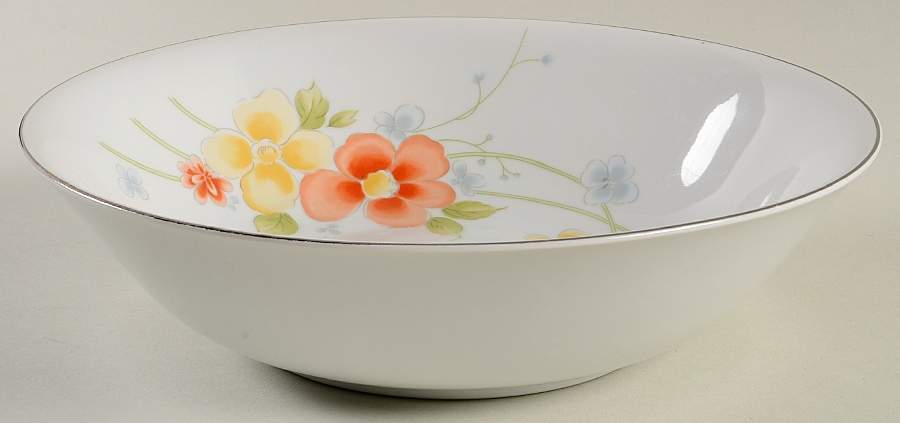 Annabelle 9" Round Vegetable Bowl by Fine China of Japan-1