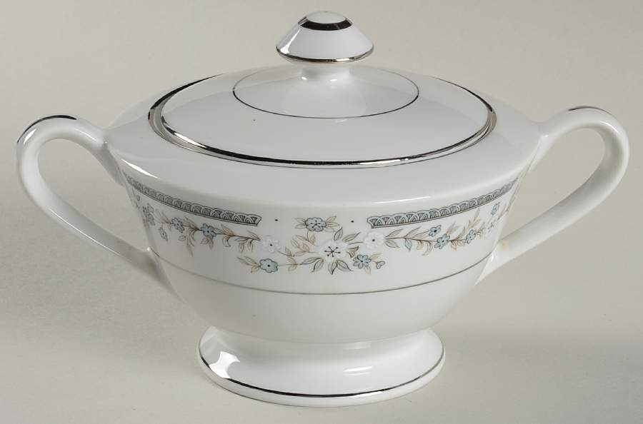 Aragon Sugar Bowl & Lid by Fine China of Japan-1