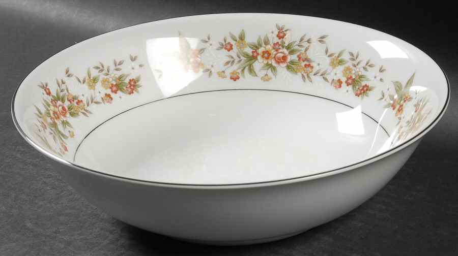 Arbor 9" Round Vegetable Bowl by Fine China of Japan-1