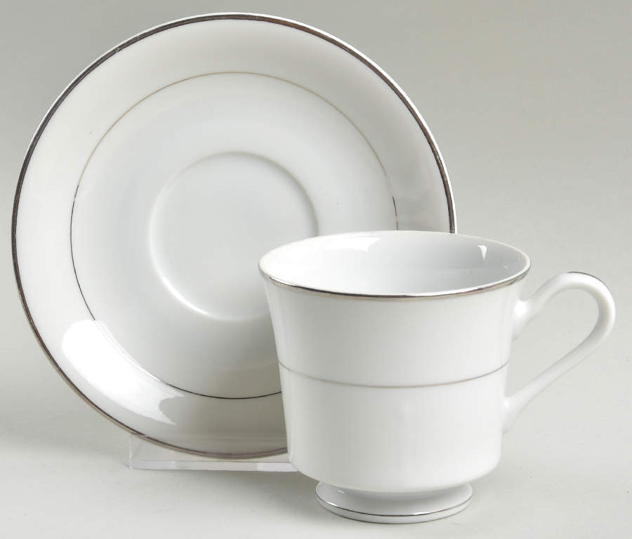 Ardis Footed Cup & Saucer Set by Fine China of Japan-1