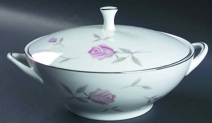 Argent Round Covered Vegetable by Fine China of China-1