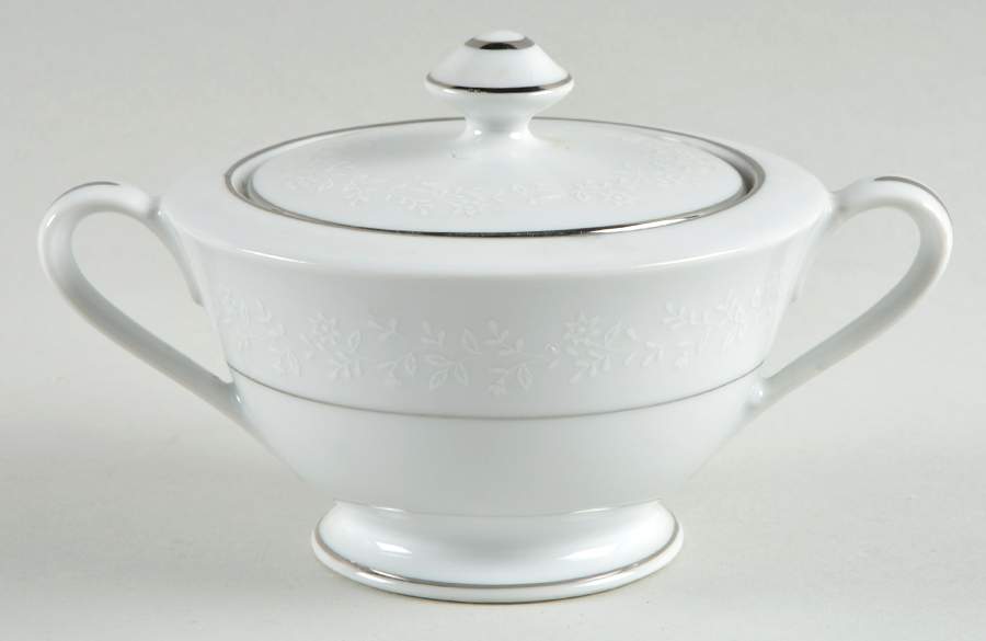 Arlington Sugar Bowl & Lid by Fine China of Japan-1