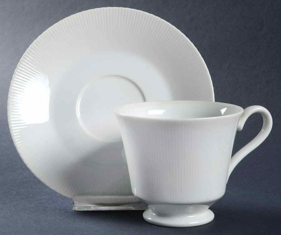 Ascot Footed Cup & Saucer Set by Fine China of Japan-1