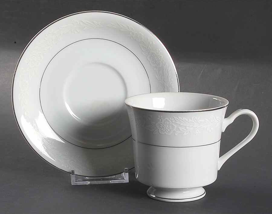 Audrey Footed Cup & Saucer Set by Fine China of Japan-1