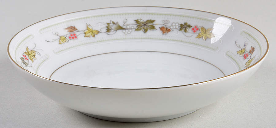 Autumn Fruit/Dessert (Sauce) Bowl by Fine China of Japan-1