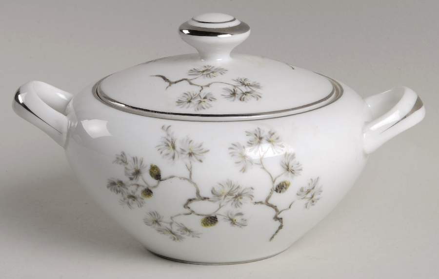 Bali Sugar Bowl & Lid by Fine China of Japan-1