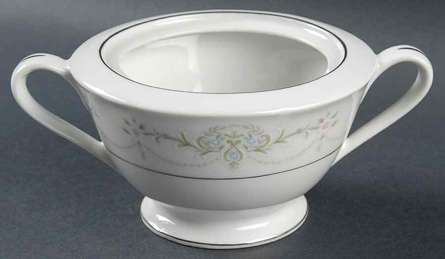 Barbara Sugar Bowl No Lid by Fine China of Japan-1