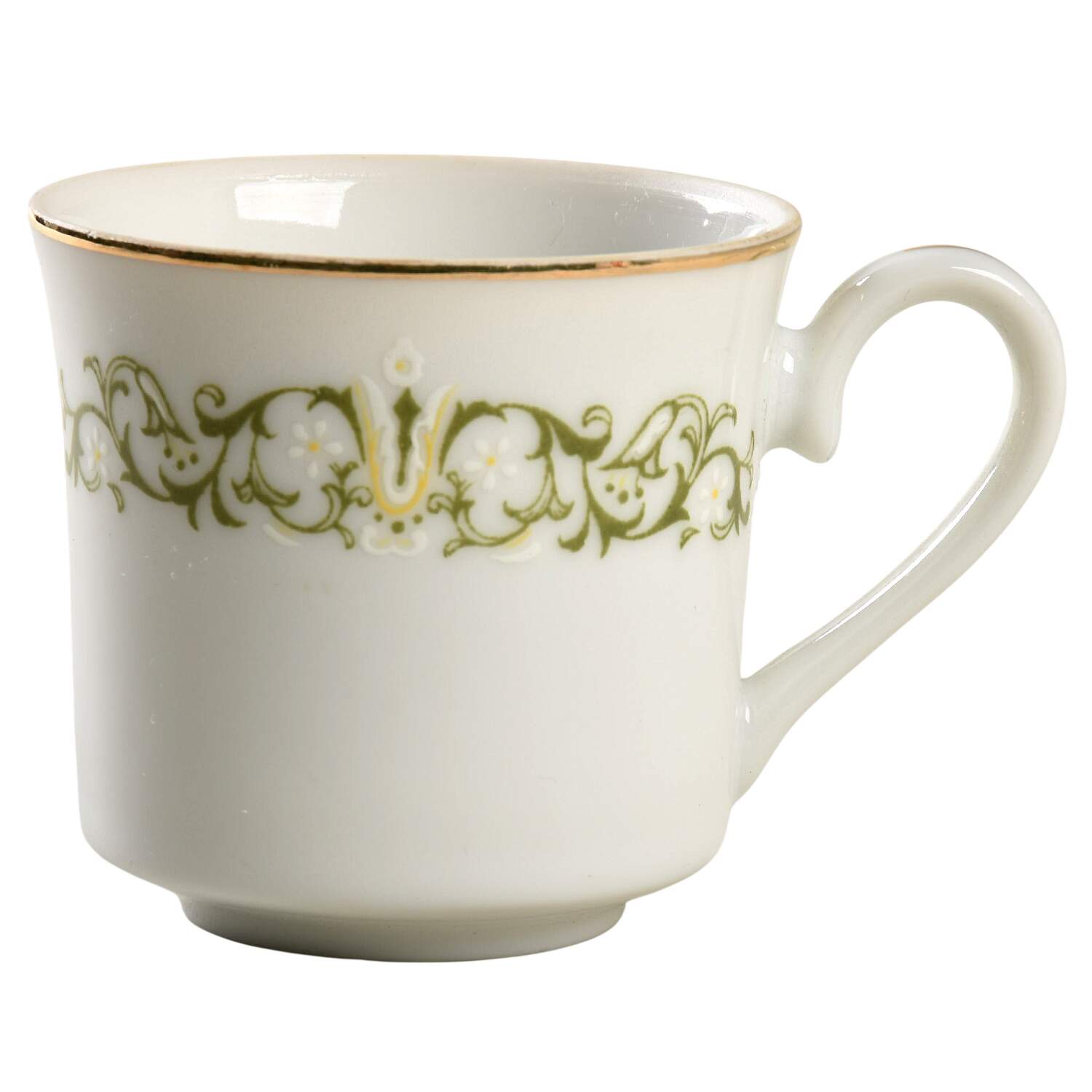 Bell Flower Flat Demitasse Cup by Fine China of Japan-1