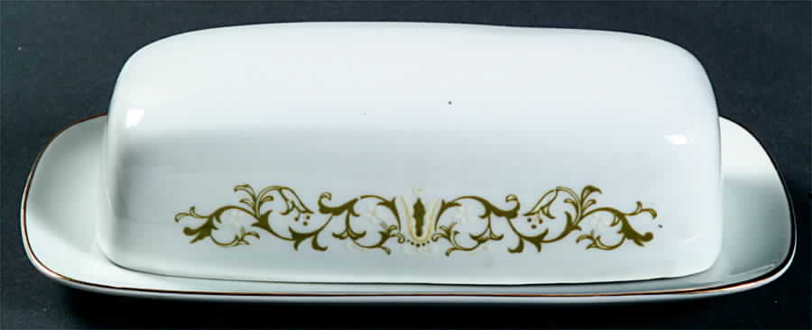 Bell Flower 1/4 Lb Covered Butter by Fine China of Japan-1
