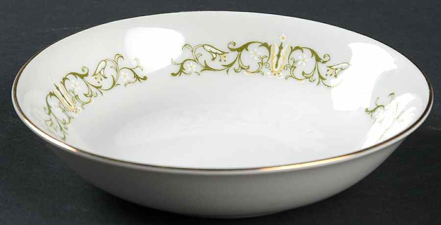 Bell Flower Fruit/Dessert (Sauce) Bowl by Fine China of Japan-1
