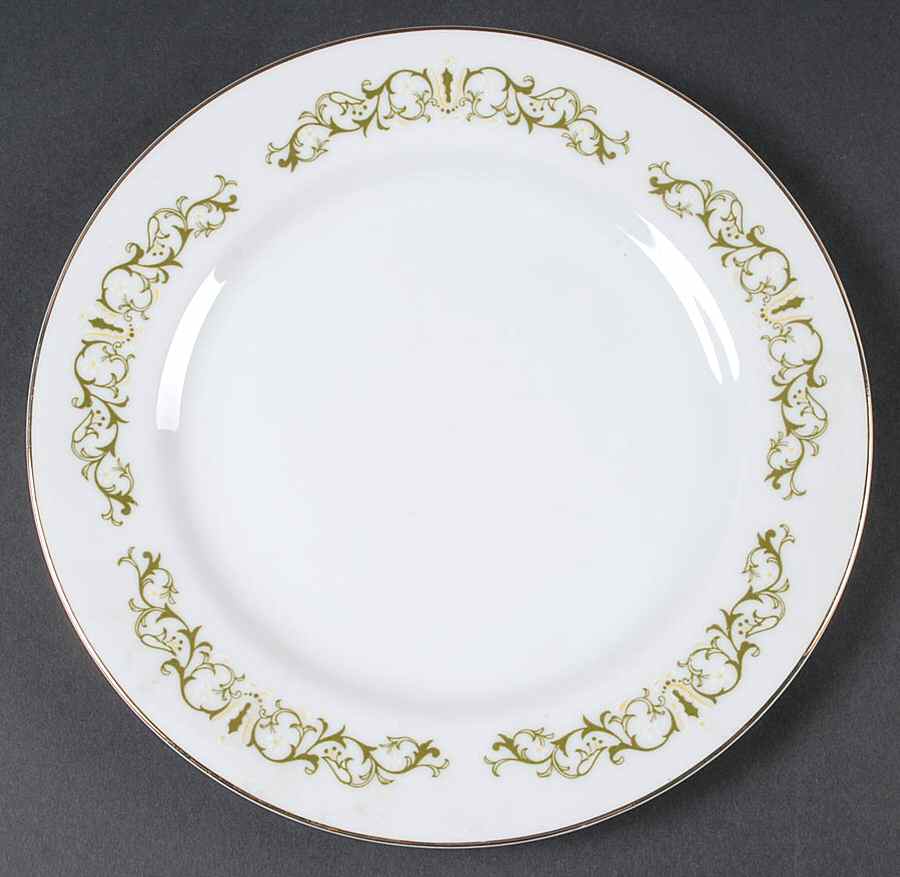 Bell Flower Luncheon Plate by Fine China of Japan-1