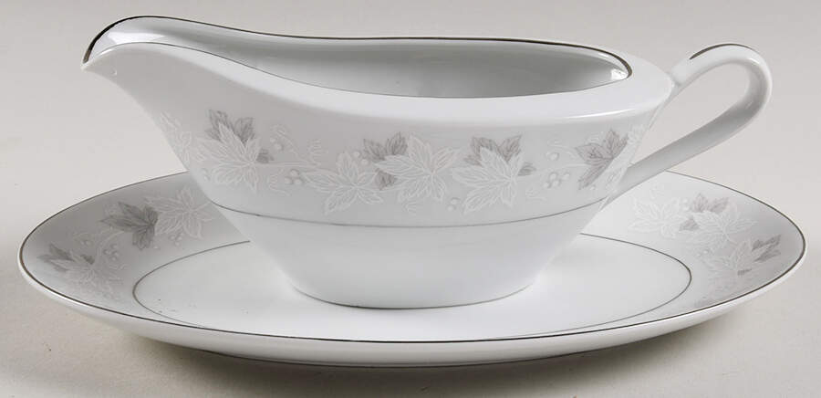 Blair Gravy Boat & Underplate/Relish by Fine China of Japan-1