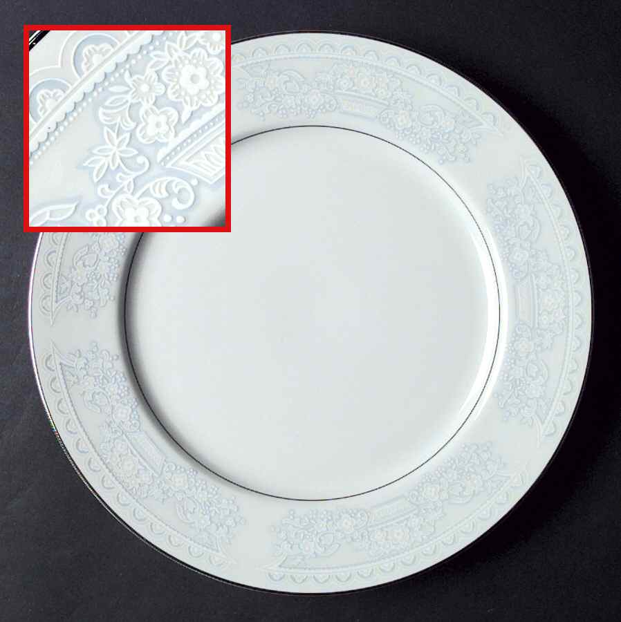 Blue Dawn Dinner Plate by Fine China of Japan-1