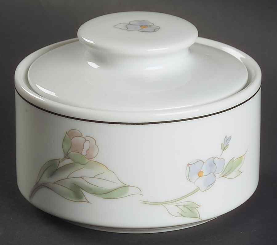 Black Magic Sugar Bowl & Lid by Fine China of Japan-1