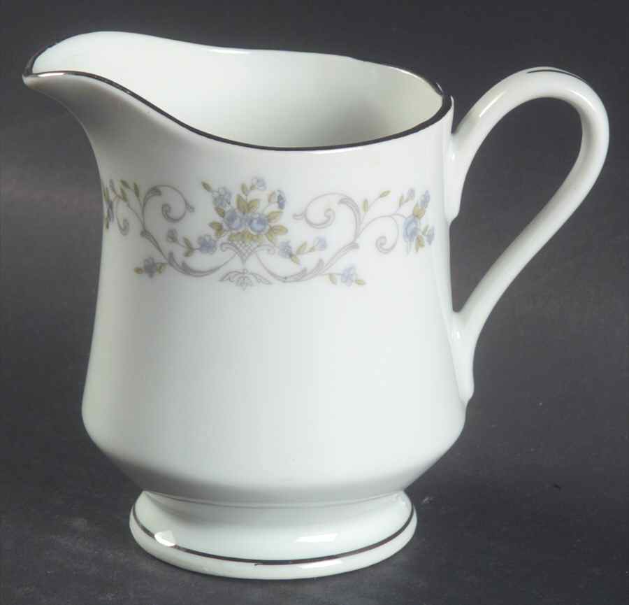 Blue Rose Creamer by Fine China of Japan-1