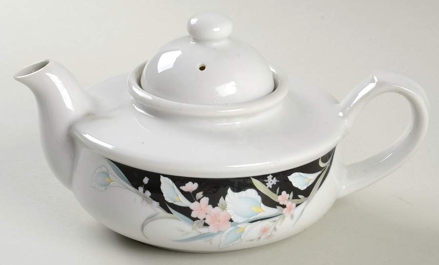 Black Rhapsody Mini Teapot & Lid by Fine China of Japan-1