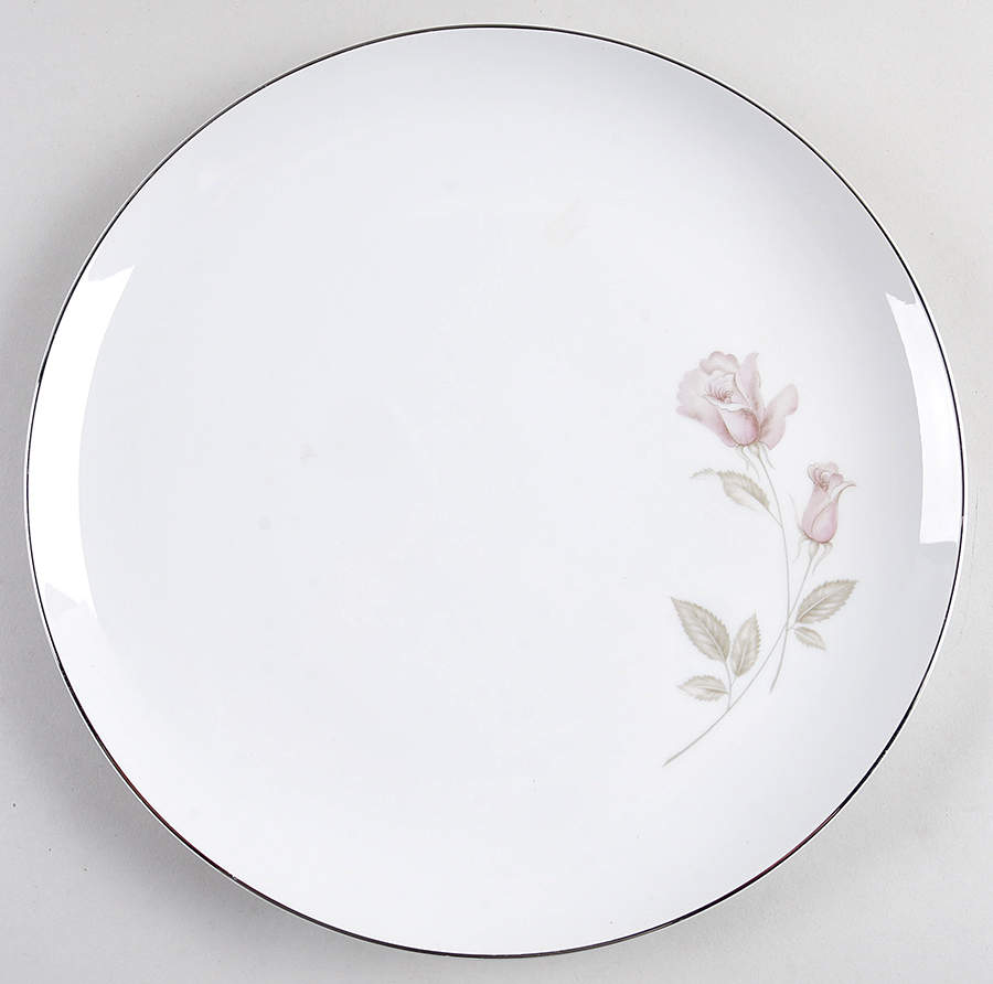 Blushing Rose 12" Chop Plate (Round Platter) by Fine China of Japan-1