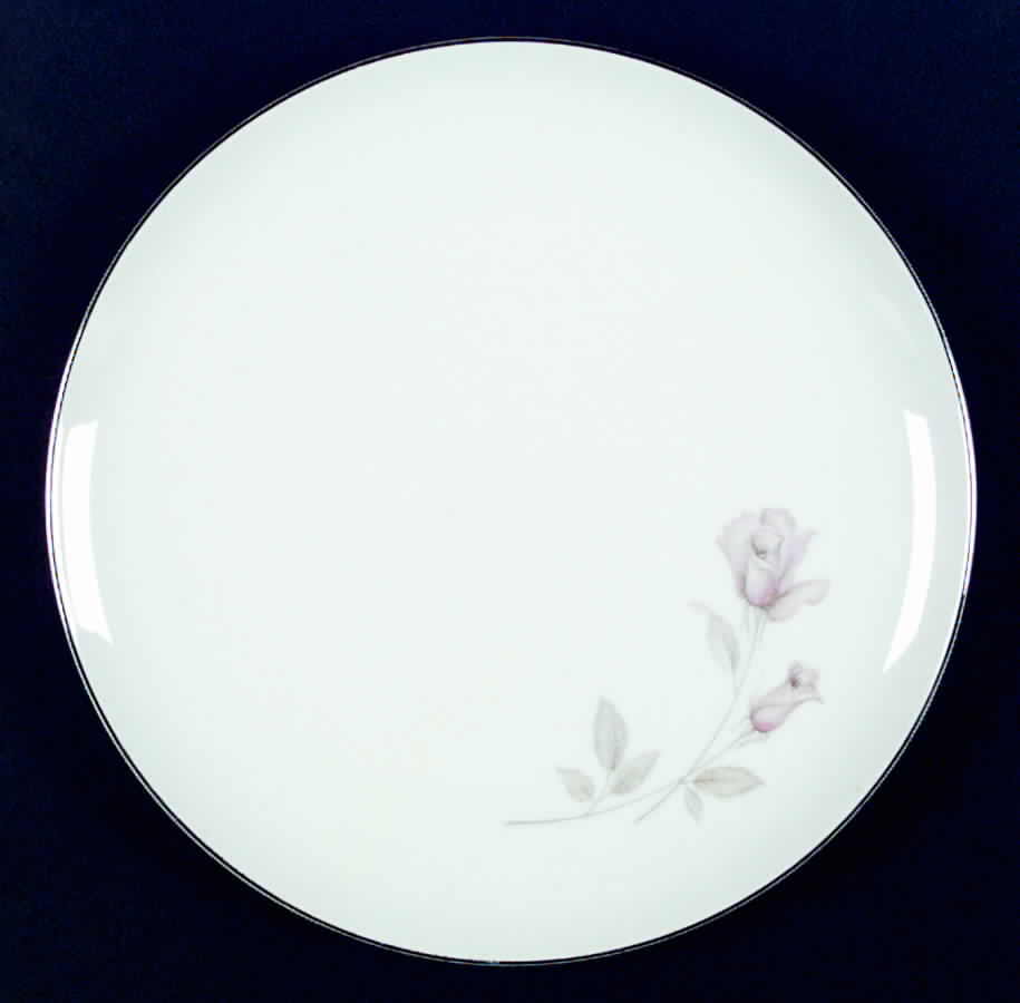 Blushing Rose Dinner Plate by Fine China of Japan-1