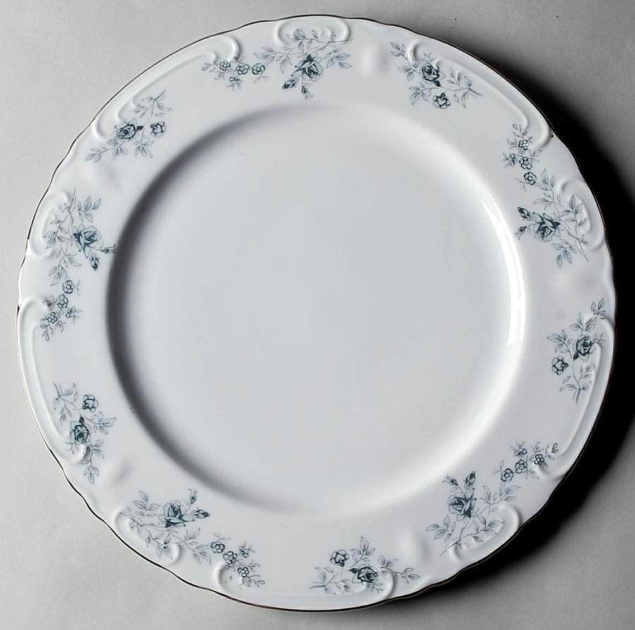 Blue Waltz 12" Chop Plate (Round Platter) by Fine China of Japan-1