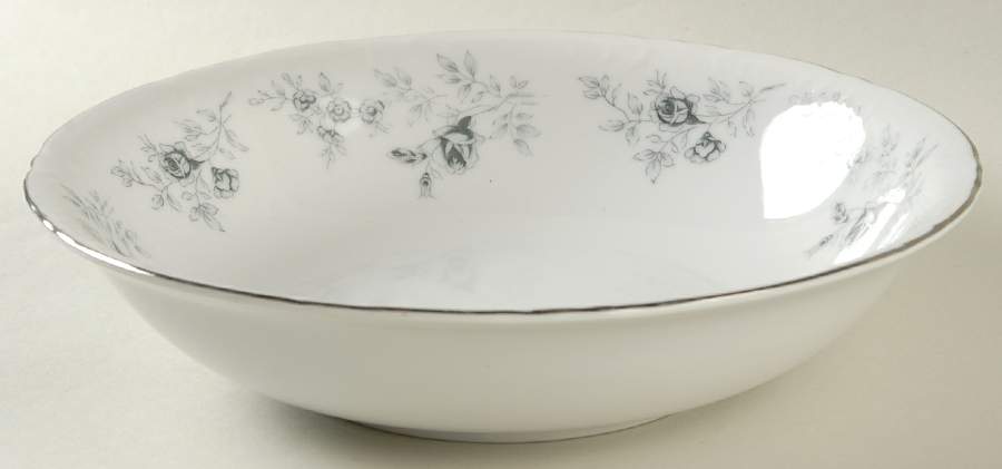 Blue Waltz 9" Round Vegetable Bowl by Fine China of Japan-1