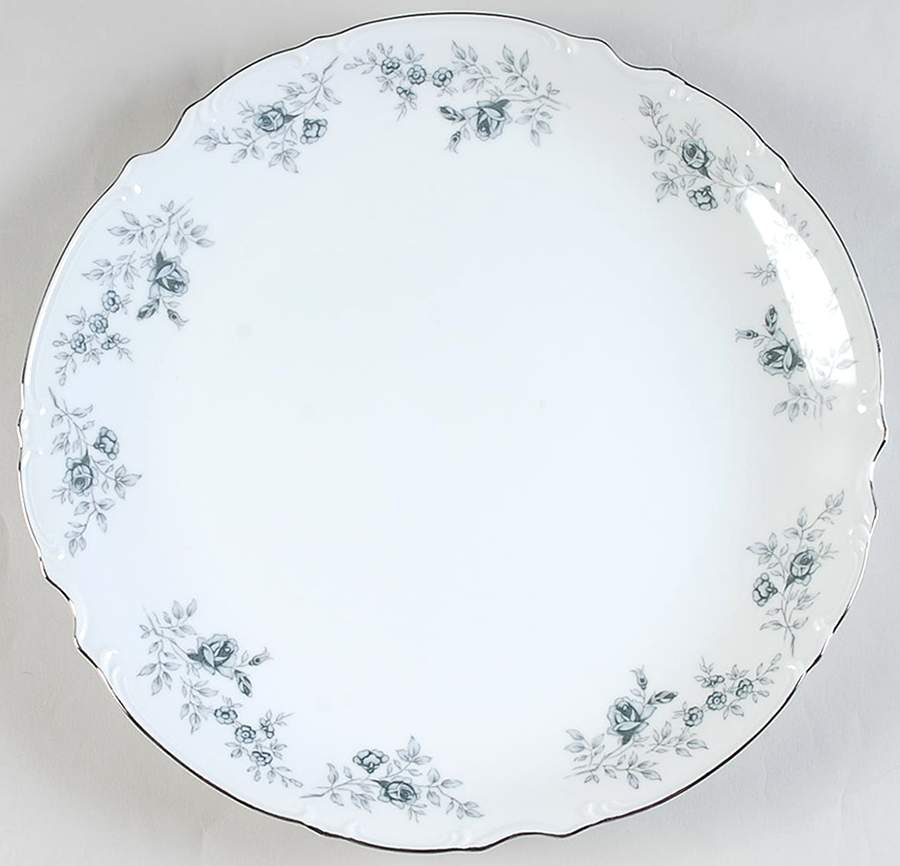 Blue Waltz 12" Chop Plate (Round Platter) by Fine China of Japan-1