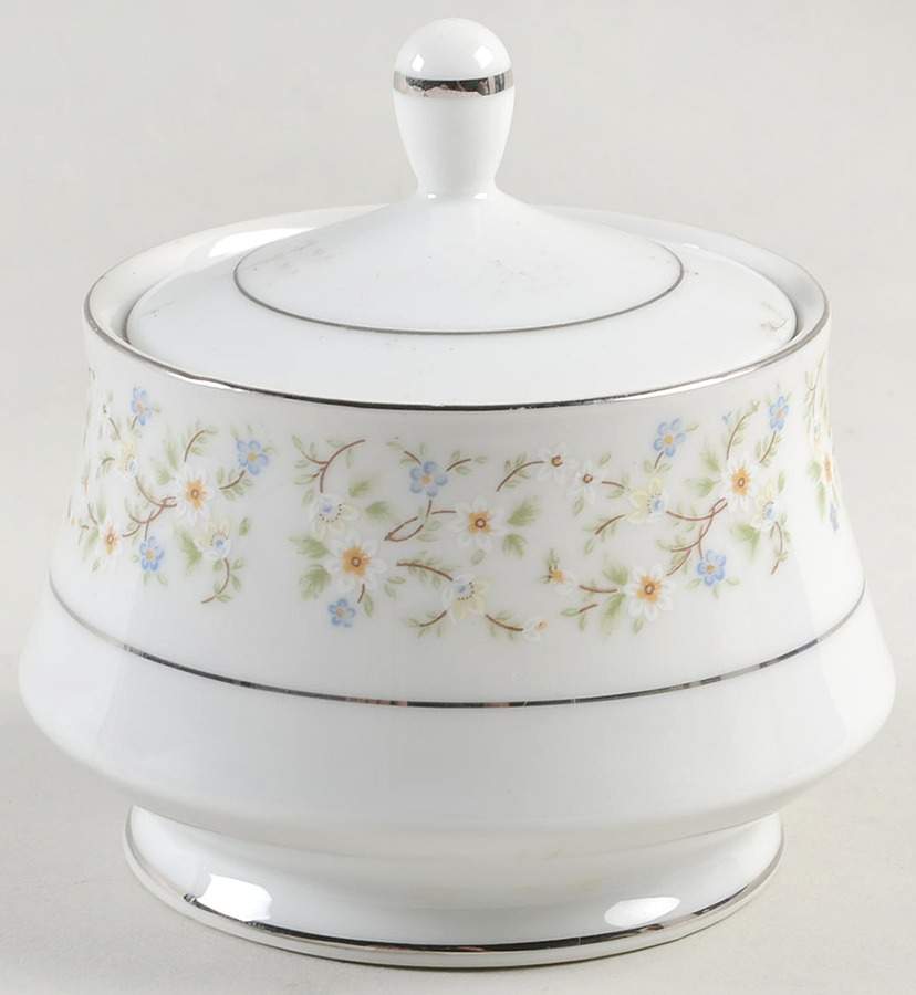 Bouquet Sugar Bowl & Lid by Fine China of Japan-1