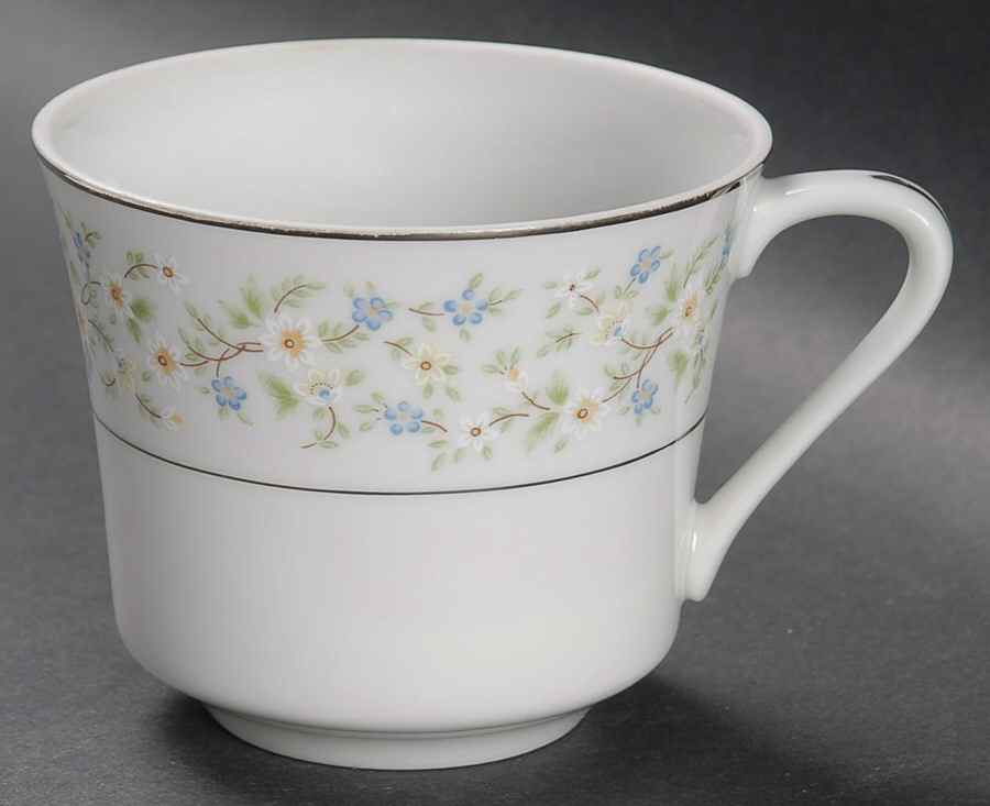 Bouquet Flat Cup by Fine China of Japan-1