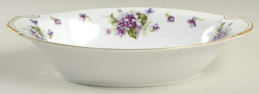 Boutonniere 11" Oval Vegetable Bowl by Fine China of Japan-1