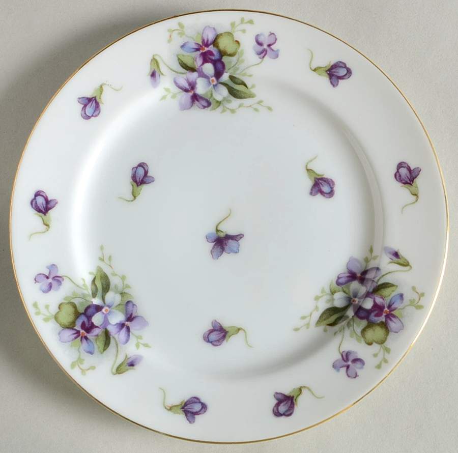 Boutonniere Bread & Butter Plate by Fine China of Japan-1