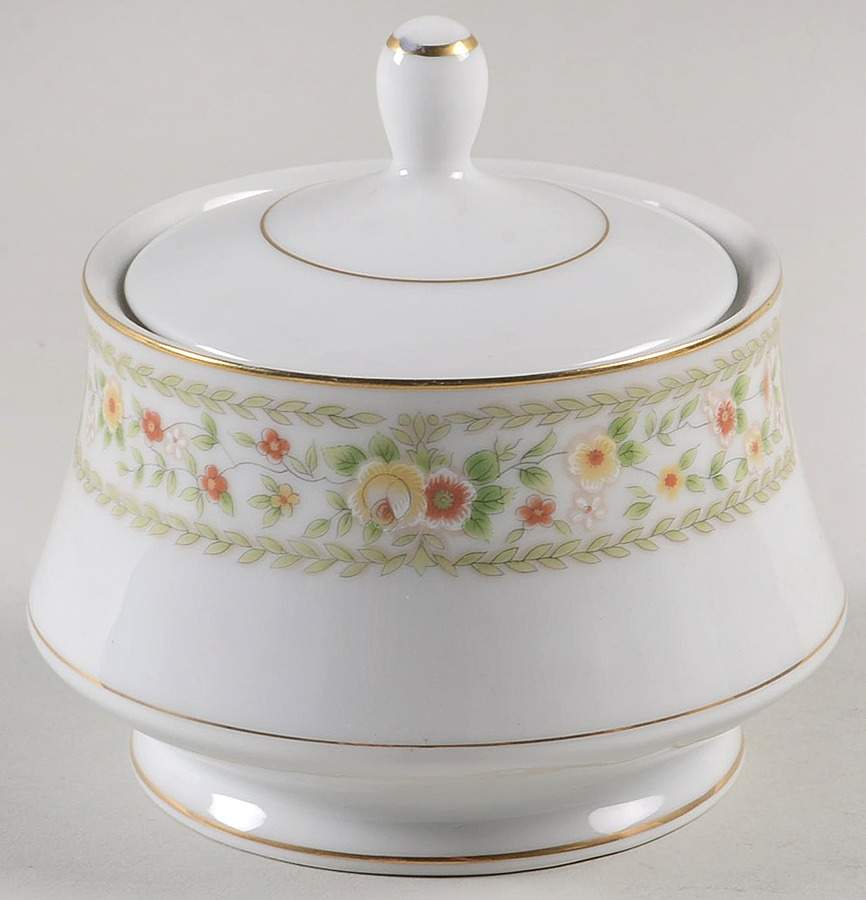 Brentwood Sugar Bowl & Lid by Fine China of Japan-1