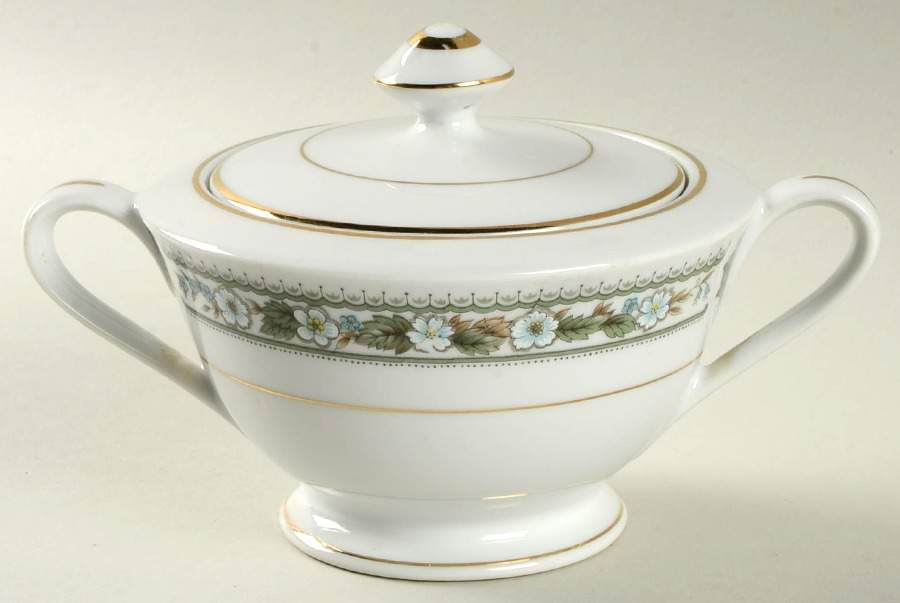 Buckingham Sugar Bowl & Lid by Fine China of Japan-1