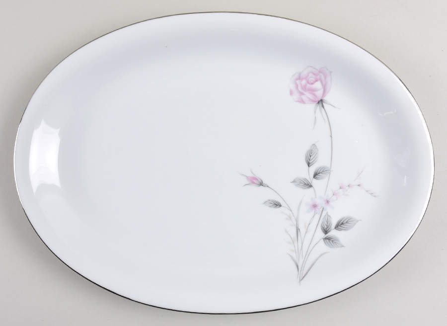 Canterbury 14" Oval Serving Platter by Fine China of Japan-1