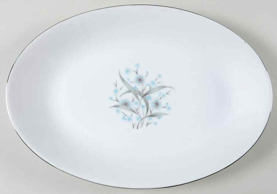 Carlton 12" Oval Serving Platter by Fine China of Japan-1