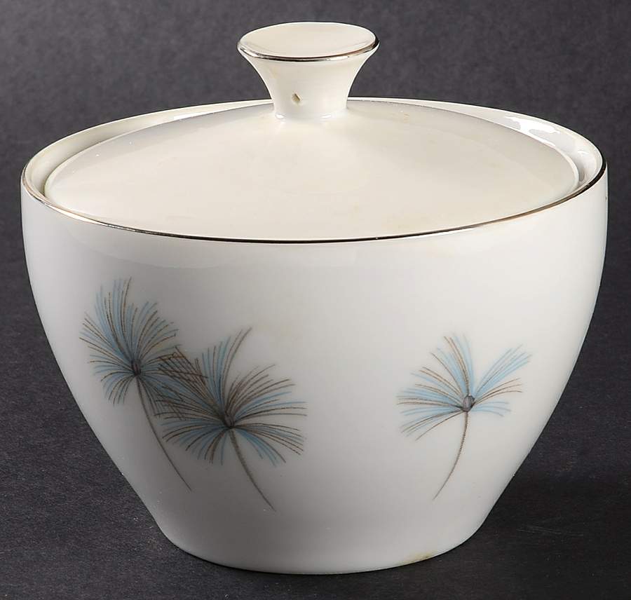 Celeste Sugar Bowl & Lid by Fine China of Japan-1