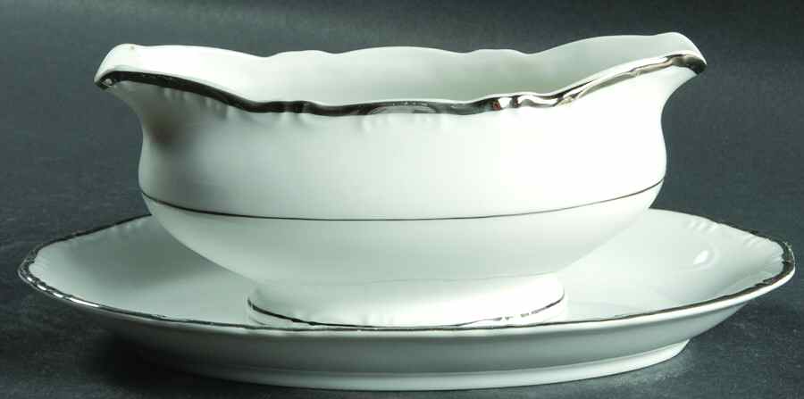 Charm Gravy Boat & Underplate/Relish by Fine China of Japan-1