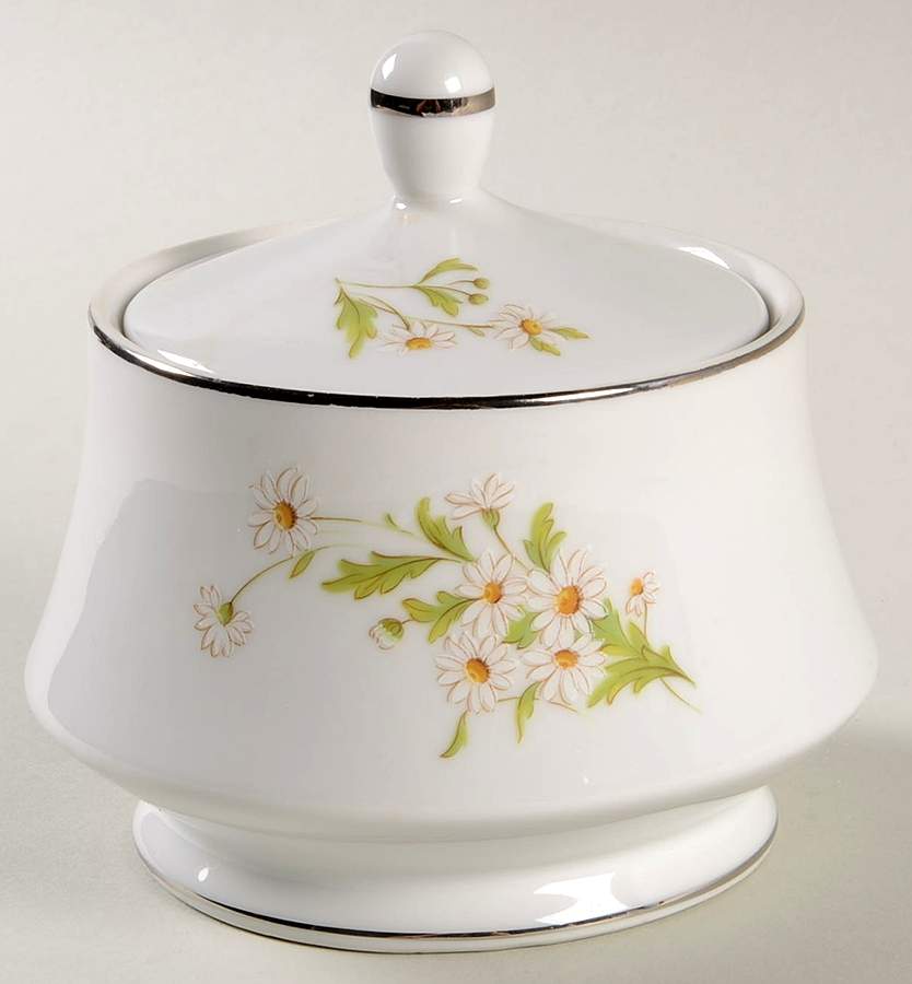 Charlene Sugar Bowl & Lid by Fine China of Japan-1