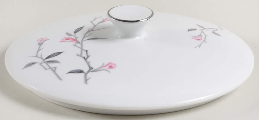 Cherry Blossom Lid for Round Vegetable by Fine China of Japan-1