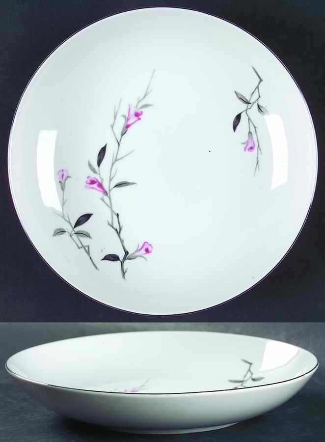 Cherry Blossom Coupe Soup Bowl by Fine China of Japan-1