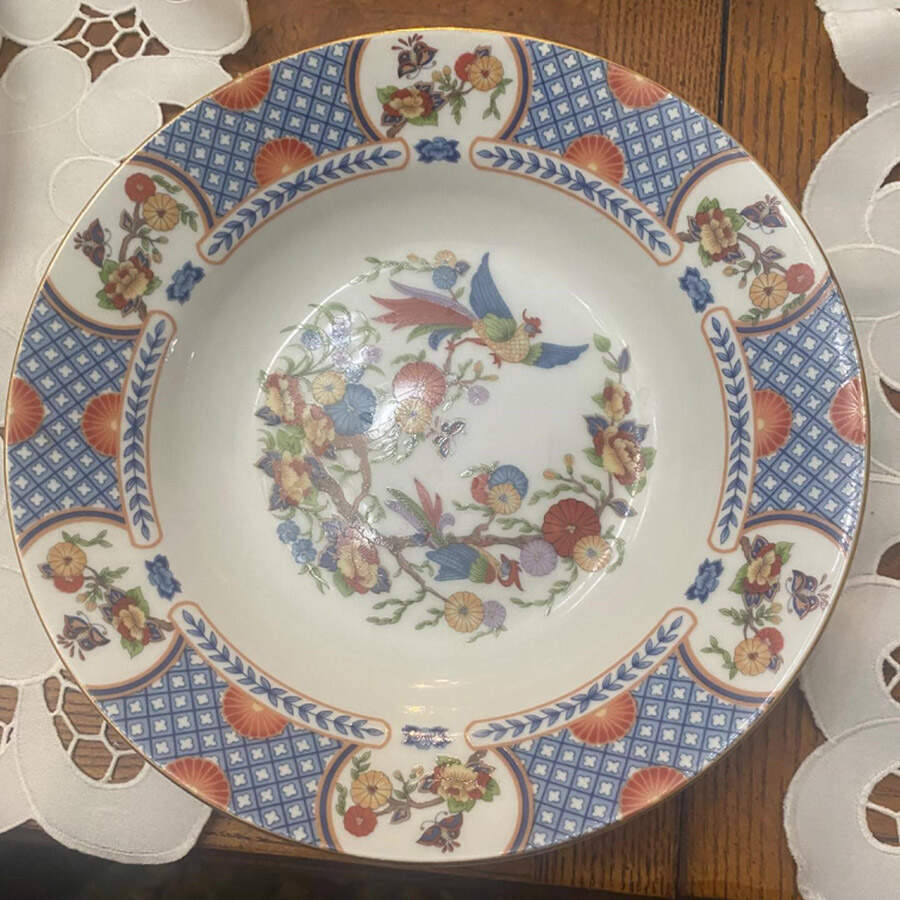 China Garden Luncheon Plate by Fine China of Japan-1