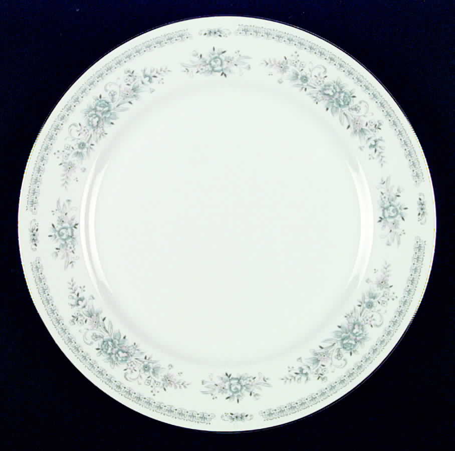 Christine (Blue Flowers) Dinner Plate by Fine China of Japan-1