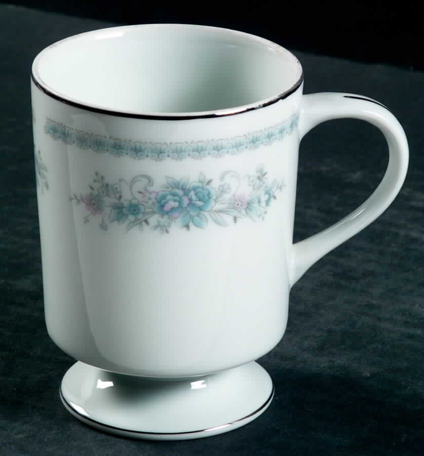 Christine (Blue Flowers) Mug by Fine China of Japan-1