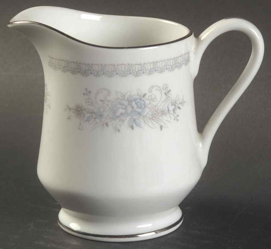 Christine (Blue Flowers) Creamer by Fine China of Japan-1